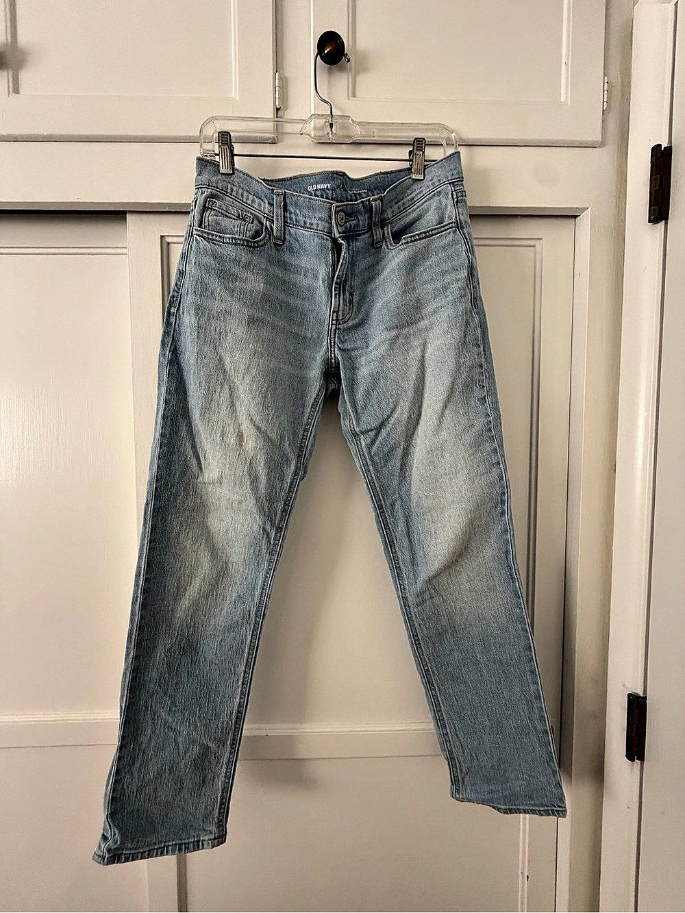 Old Navy Mid-Rise Wow Boyfriend Straight Jeans Blue 2 Petite